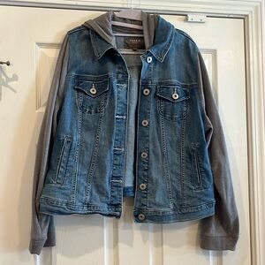 Torrid Hooded Jean Jacket Sz 2